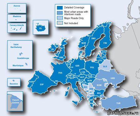 скачать бесплатно карту европы для garmin бесплатно